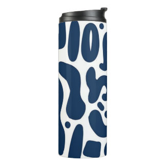 Blue Abstract Tumbler