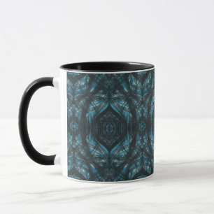 Blue Abstract Watercolor Art Mug