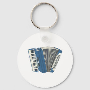 blue accordian key ring