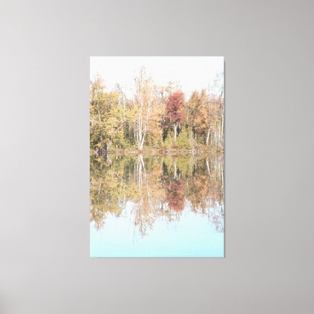 Blue Across The Water Canvas Print (Front)