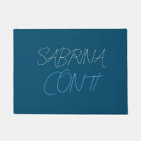 Blue Add Name Modern Minimalist Plain