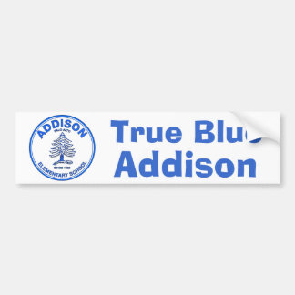 Blue Addison Bumper Sticker