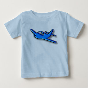 blue aeroplane baby T-Shirt