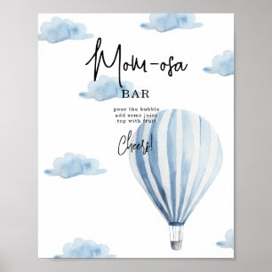 Blue Aerostat - mum-osa bar Poster