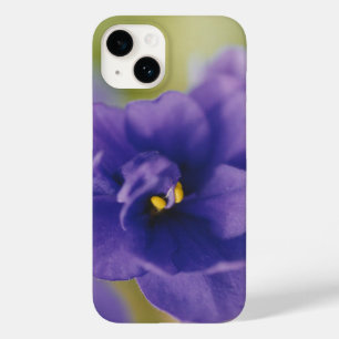 Blue African Violet Saintpaulia Case-Mate iPhone 14 Case