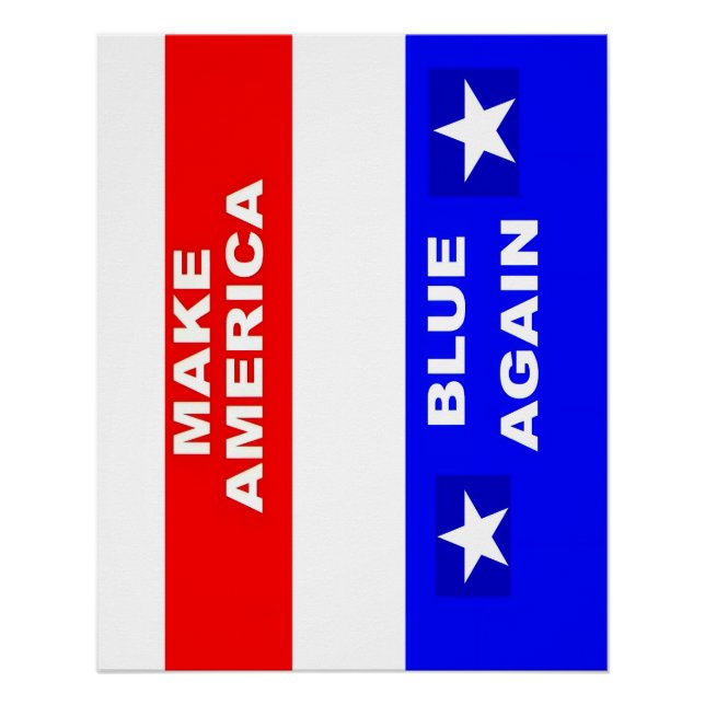 Blue Again Poster (Front)