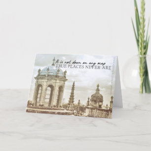 BLUE AGAINST BLUE Greeting Card