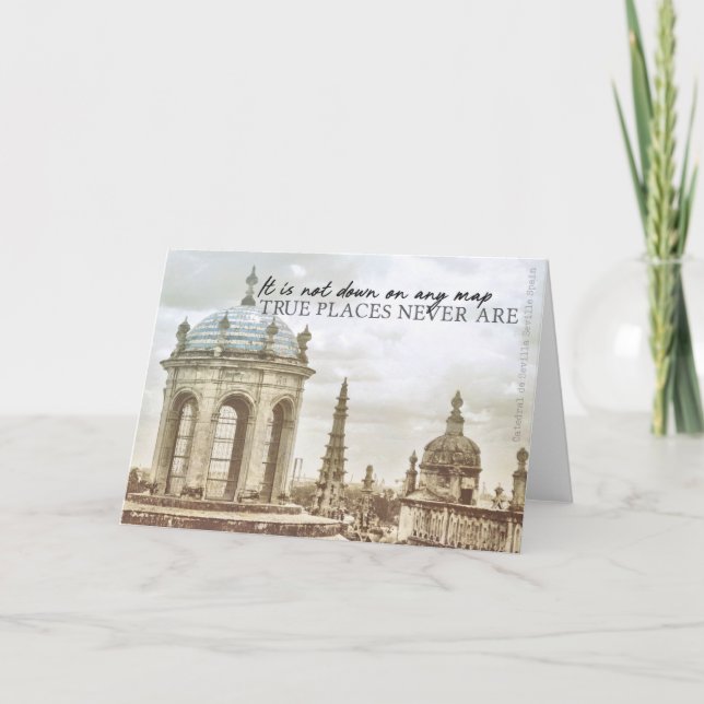 BLUE AGAINST BLUE Greeting Card (Front)