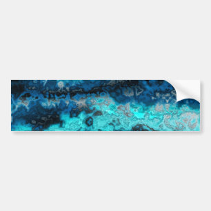Blue Agate Bumper Sticker