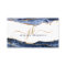  Blue Agate Gold Glitter Monogram Script