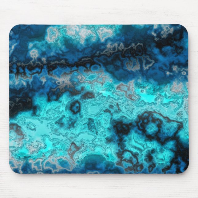 Blue Agate Mouse Mat (Front)