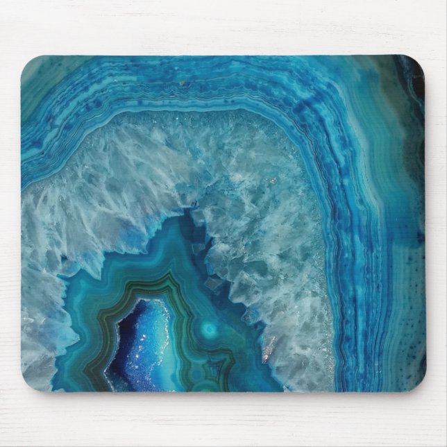 Blue Agate Mouse Pad (Front)