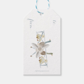 Blue Airplane Gift Tag