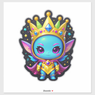 Blue Alien Princess