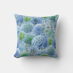 Blue Alliums Cushion