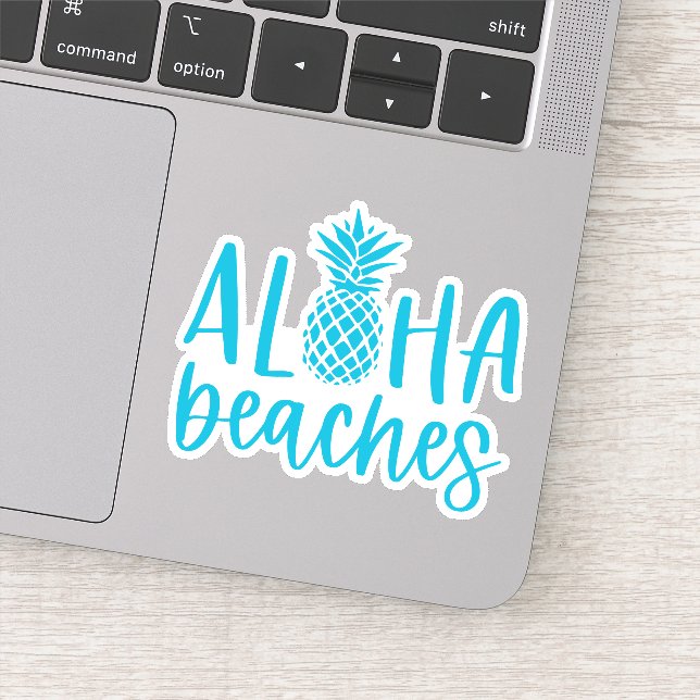 Blue | Aloha Beaches Tropical Summer Pineapple (Detail)