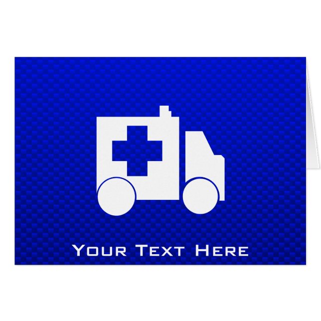 Blue Ambulance (Front Horizontal)