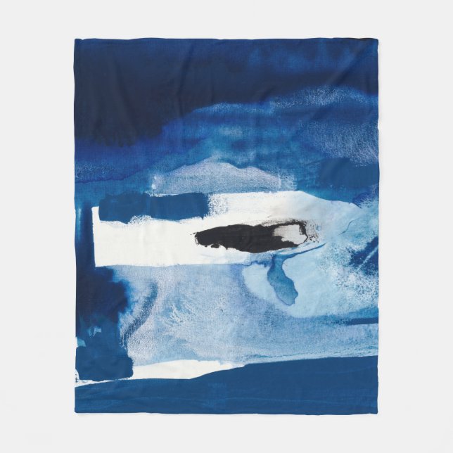 Blue Amore II Fleece Blanket (Front)