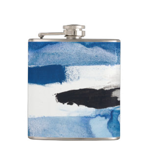 Blue Amore II Hip Flask