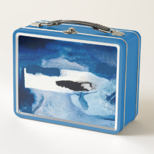 Blue Amore II Metal Lunch Box