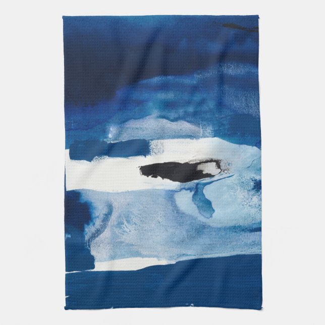 Blue Amore II Tea Towel (Vertical)