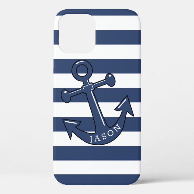 Blue Anchor Case-Mate iPhone Case (Back)