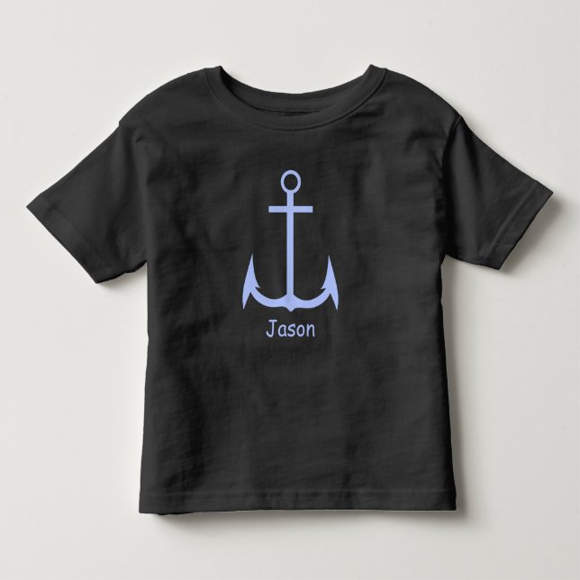 Blue Anchor Custom Toddler T-shirt (Front)