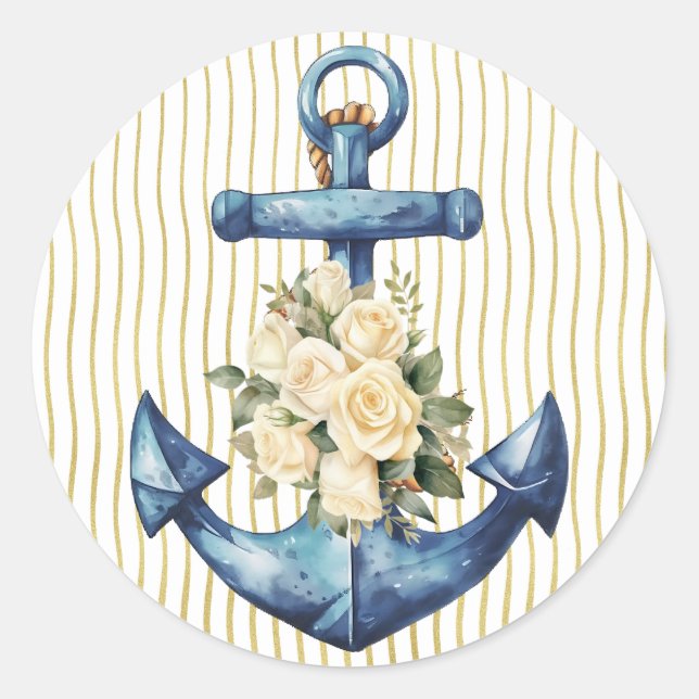 Blue Anchor Gift Tag (Front)
