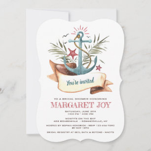 Blue Anchor Invitation