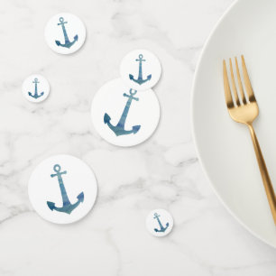 Blue Anchor Painting Party Confetti