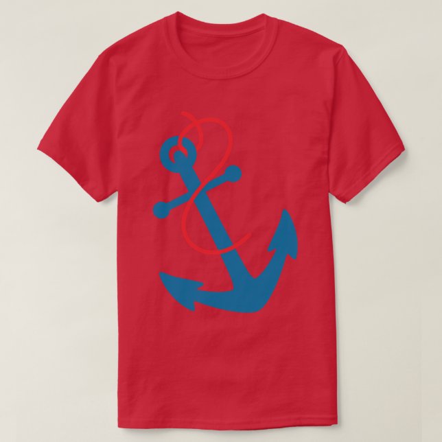 Blue Anchor T-Shirt (Design Front)