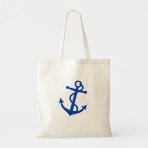 Blue Anchor Tote Bag