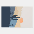 Blue and beige desert sunrise