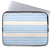 Blue and beige five stripe pattern