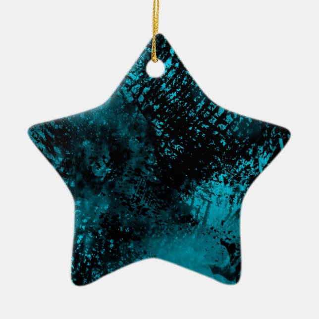 Blue and Black  Ceramic Decoration (Front)