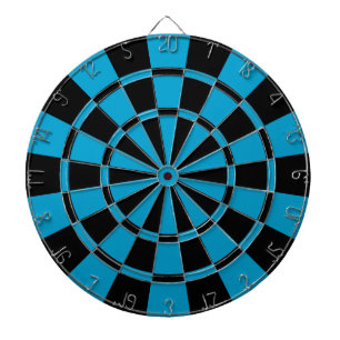 Blue And Black Dartboard