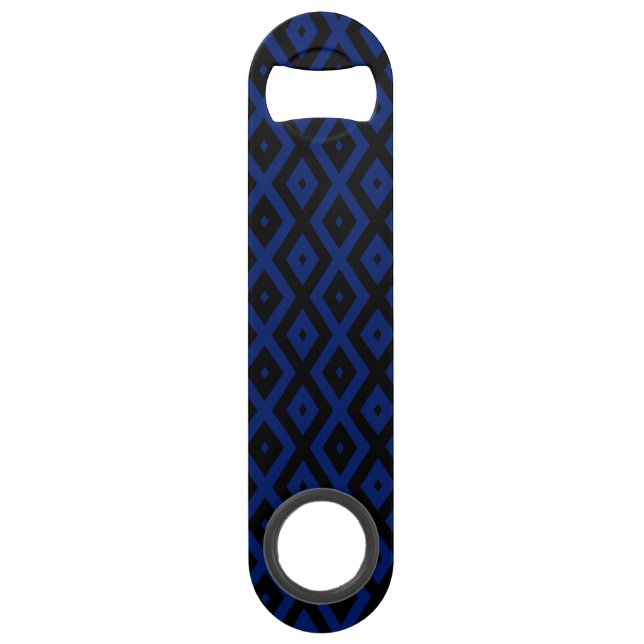 Blue and black diamond pattern (Front)
