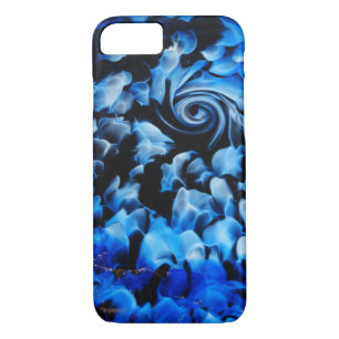 blue and black glass abstract iPhone 8/7 case
