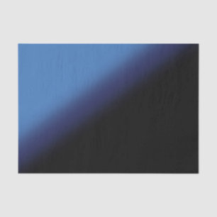 Blue and Black Gradient Tissue Paper