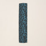 Blue and Black Leopard Print  Scarf<br><div class="desc">🥇AN ORIGINAL COPYRIGHT DESIGN by Donna Siegrist ONLY AVAILABLE ON ZAZZLE! Blue and Black Leopard Print. Available in several colours. ⭐99% of my designs in my store are done in layers. This makes it easy for you to resize and move the graphics and text around so that it will fit...</div>
