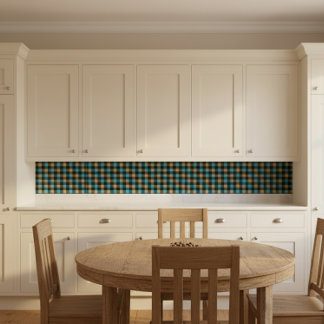 Blue And Black Plaid  Tile