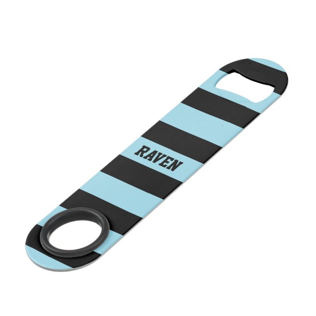 blue and black stripes (Front Angled)
