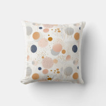 Blue and Brown Abstract Colour DesignFleece Blanke