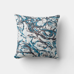Blue and Brown Cushion
