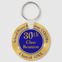 Blue and Gold 30 year High School Reunion Ideas