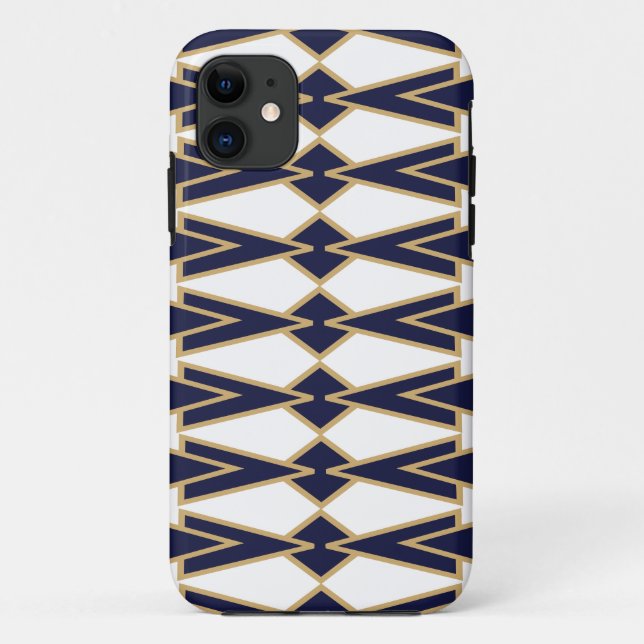 Blue and Gold Bowties  Case-Mate iPhone Case (Back)
