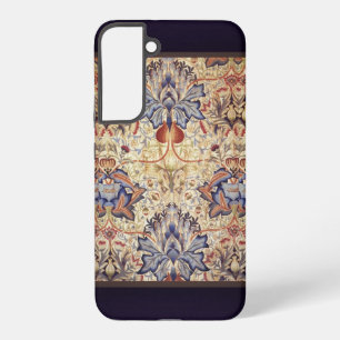 Blue And Gold Flowers Samsung Galaxy Case