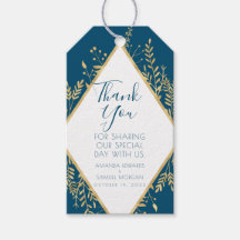 Blue and Gold Frame Modern
