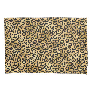 Blue and Gold Leopard Series Design 2 Pillowcase