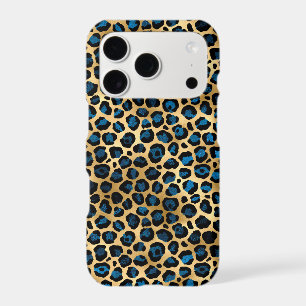 Blue and Gold Leopard Series Design 4